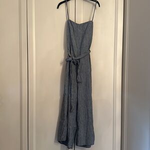 Club Monaco linen (denim effect) jumpsuit